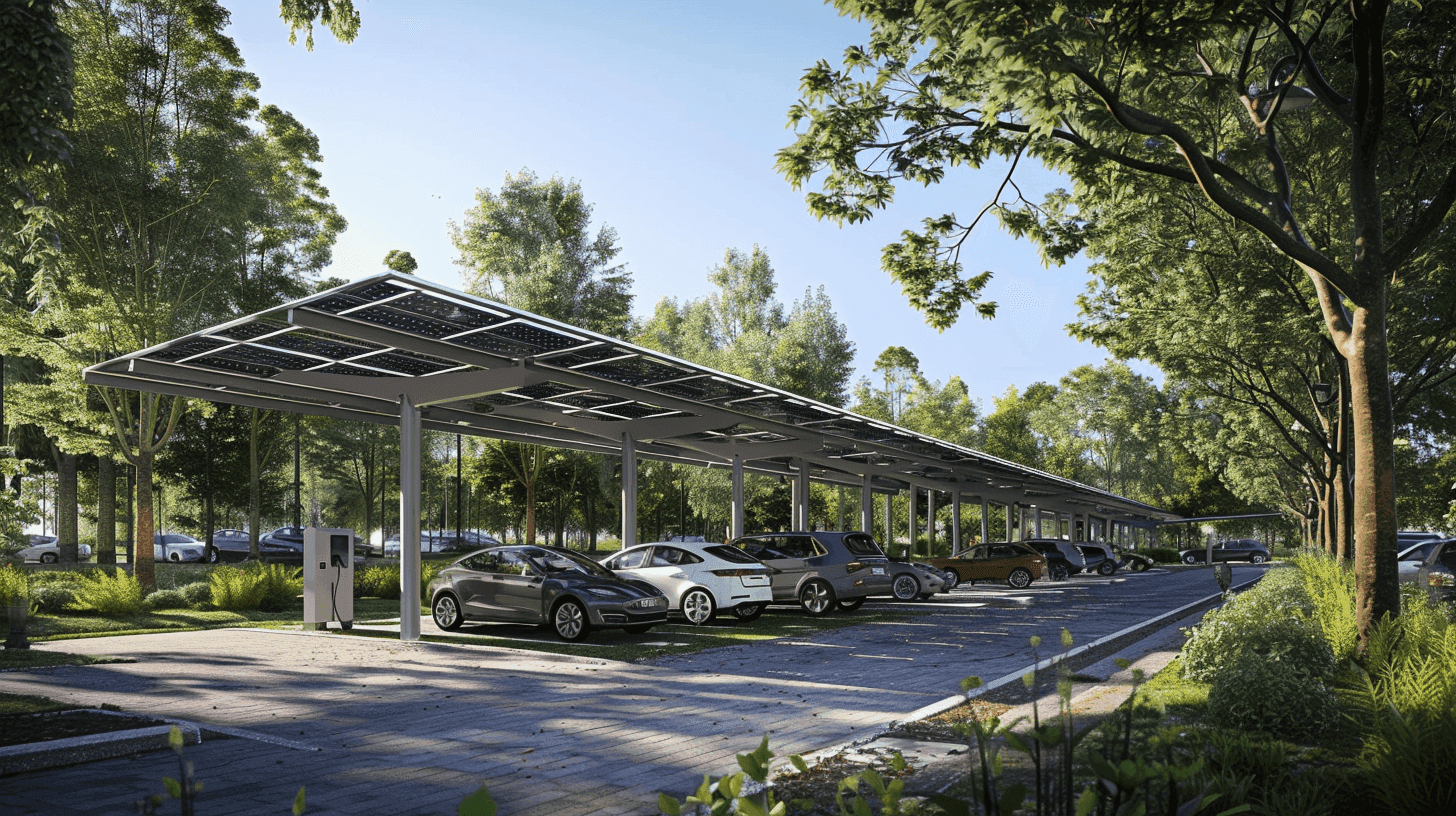 Trina TEG Solar Carport — covered parking with integrated PV Malaysia