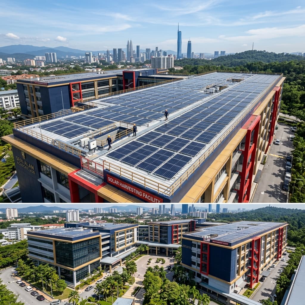 Public sector and government institutional building solar PV system installation