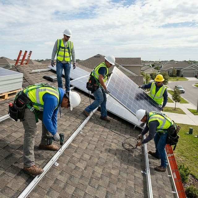 Pemasangan Solar Panel di Bumbung Rumah Malaysia