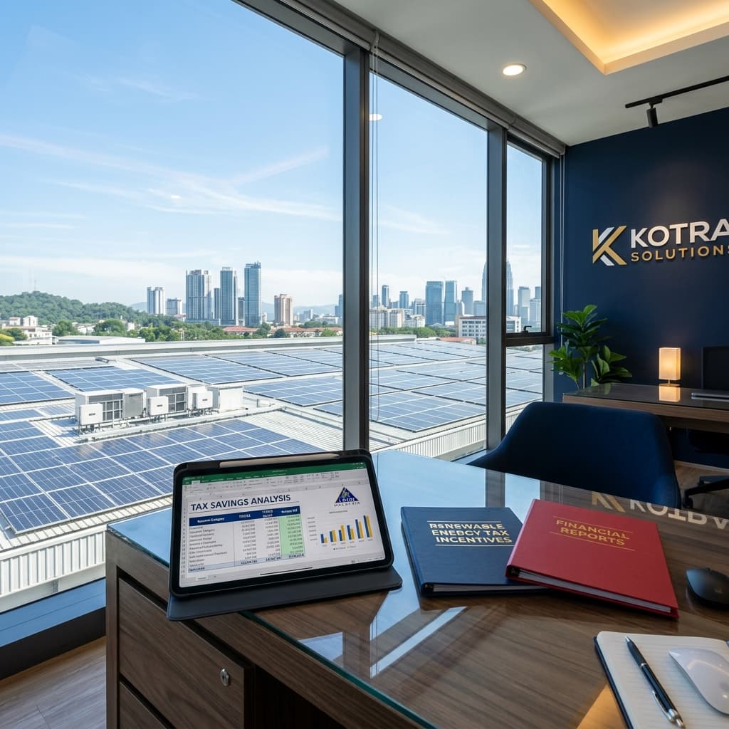 CFO energy GITA tax incentive and capital allowance documentation for commercial solar