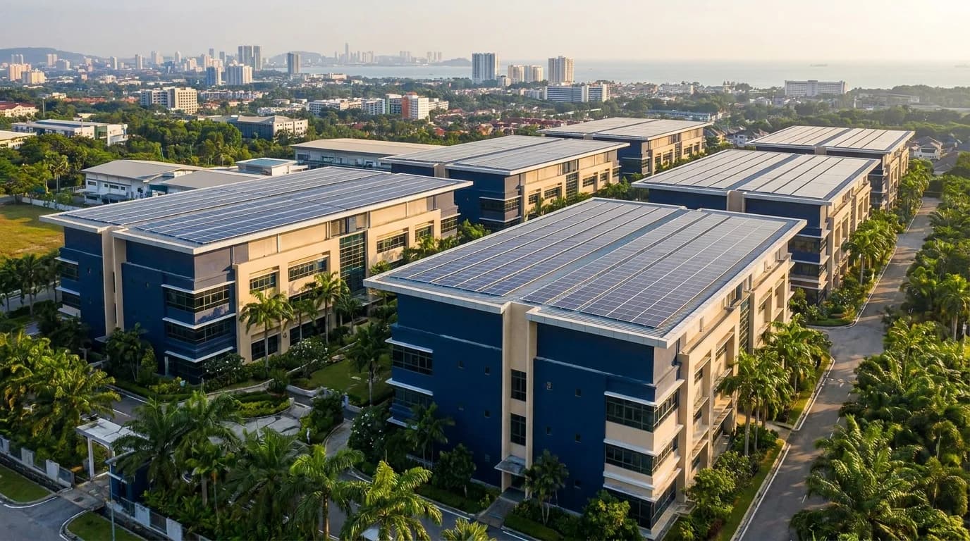 Illustrative concept: Solar for a Singapore-linked Malaysian facility