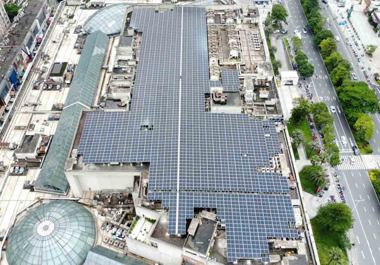 Commercial rooftop solar project used for cold storage solar and BESS planning